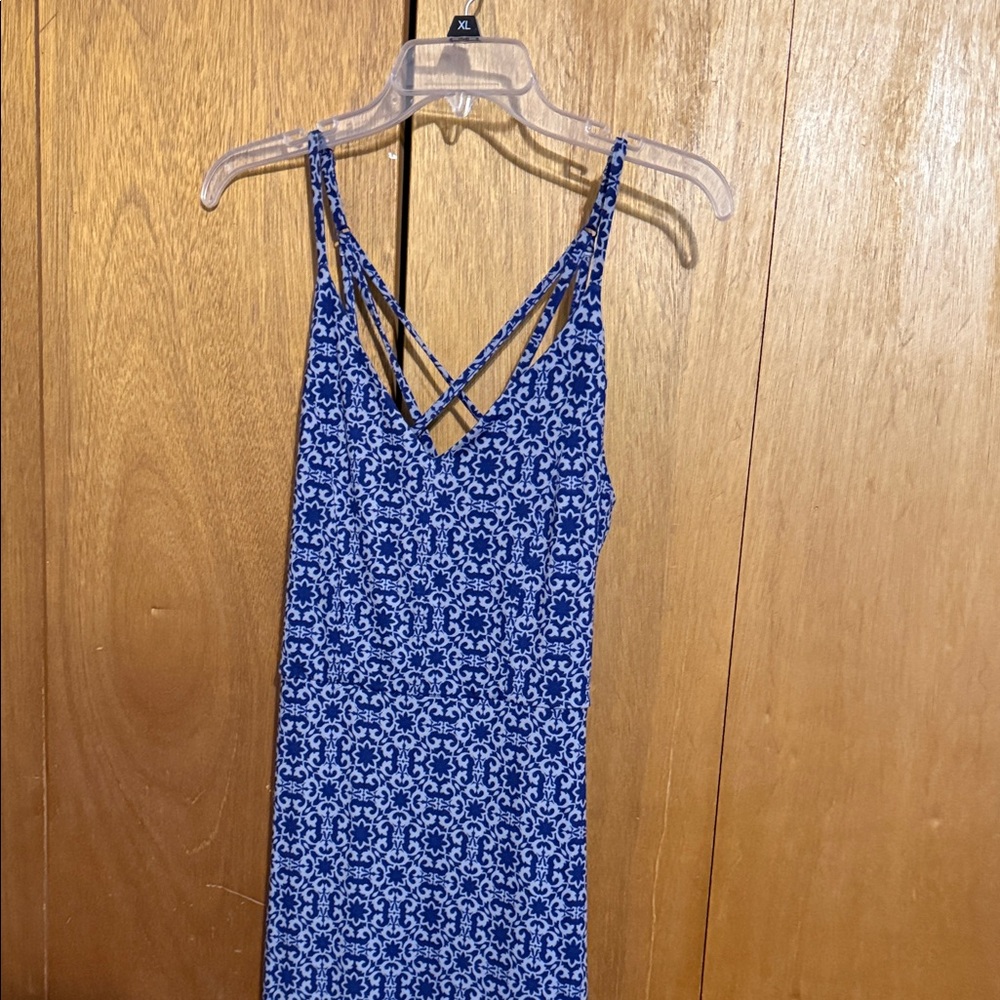 Market & Spruce Navy Floral Dress